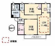 ジョリカⅢ A棟の間取り画像
