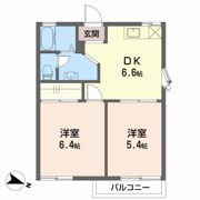 リボン小川の間取り画像