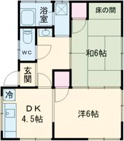 クリスタルメゾン吉野の間取り画像