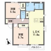 シャーメゾン国領 A棟の間取り画像