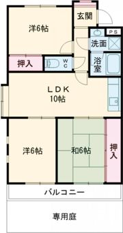 ドミールばんのの間取り画像