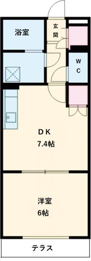 ヨーロピアンシャレー参番館の間取り画像