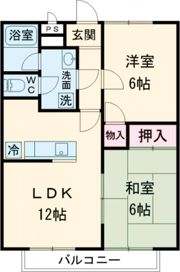 モアクレスト白鷺PartⅡの間取り画像