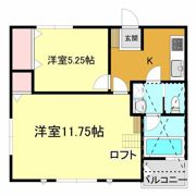 セカンドクロスの間取り画像