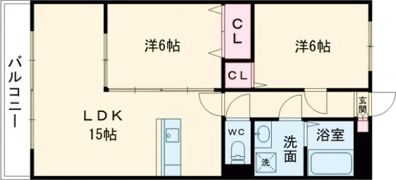 千徳マンション・ヴィラ浄行寺の間取り画像