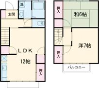テラスハウスオーキッド1の間取り画像