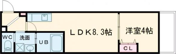 エルグランド津久野の間取り画像