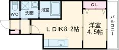 エルグランド津久野の間取り画像