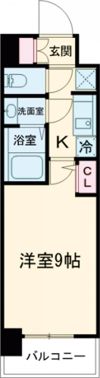 ArtizA堺東の間取り画像