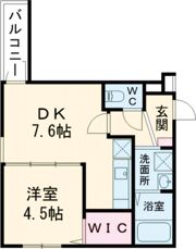 フジパレス野崎Ⅰ番館の間取り画像