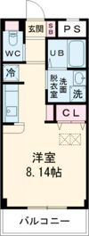 フラワー5号館の間取り画像