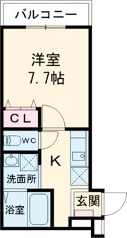 フジパレス野崎Ⅱ番館の間取り画像