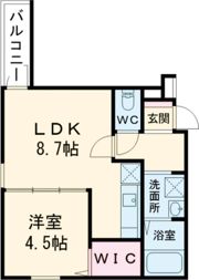 フジパレス野崎Ⅱ番館の間取り画像