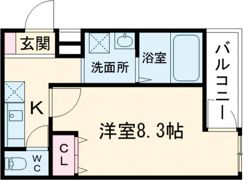 フジパレス野崎Ⅱ番館の間取り画像