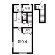 コンフォートグレイスAの間取り画像