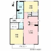 スプールスコートの間取り画像