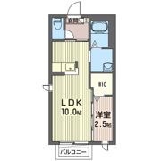 シルクタウンⅡ Bの間取り画像