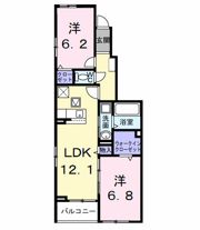 ラフィネ Mの間取り画像