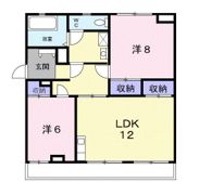 馬走グリーンハイツの間取り画像