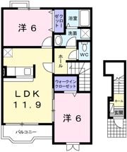 エーデルの間取り画像