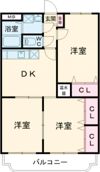 ユーミー横田の間取り画像
