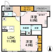 セレスティア扇Ⅴの間取り画像