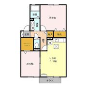 アンシャンテ Aの間取り画像