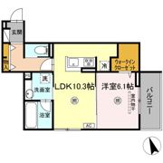 One wide 祇園の間取り画像