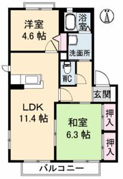 バリュージュ バオバブ A棟の間取り画像