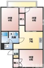 サンハイツ宮川Aの間取り画像