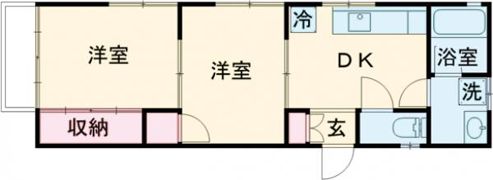 サニーフラットの間取り画像