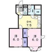 ヴィラージュみむろB棟の間取り画像