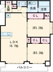 ラームル菊陽の間取り画像