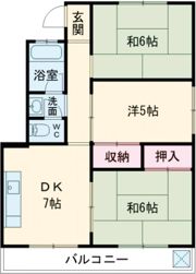 西野グリーンハイツの間取り画像