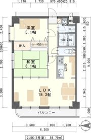 グレンパレスOkinoの間取り画像