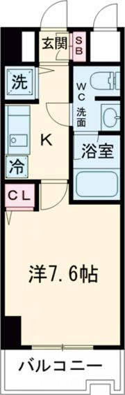 カレント新栄の間取り画像
