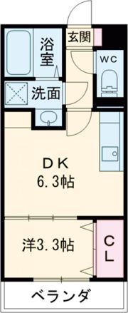 Futur Mirakumaの間取り画像