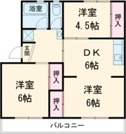 ボスコ山津の間取り画像