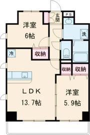 サンモールF.K.Dの間取り画像