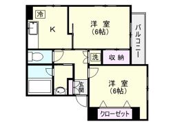 マンションMの間取り画像