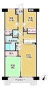 田園パーク土呂の間取り画像