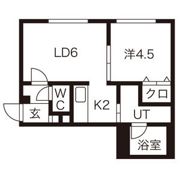 プリマクラッセ菊水の間取り画像