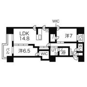 マストライフ南4条の間取り画像