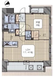 麻布十番テラスの間取り画像