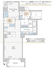 THE AKASAKA RESIDENCE S．O．A． －spiriの間取り画像