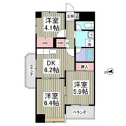 リバーサイド東信の間取り画像