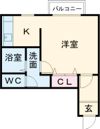 コーポすみれの間取り画像