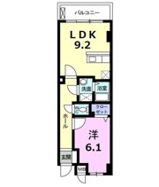 フラット リブの間取り画像
