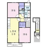ハピネス Eの間取り画像