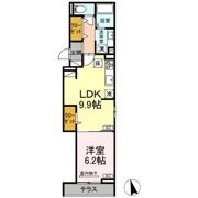 D-ROOM PREMIUM 多磨霊園駅の間取り画像